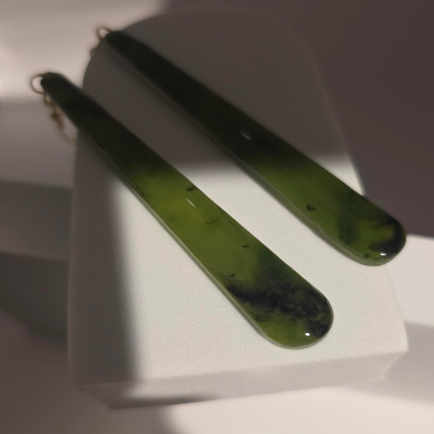 Pounamu Kahurangi inspired | Long teardrop