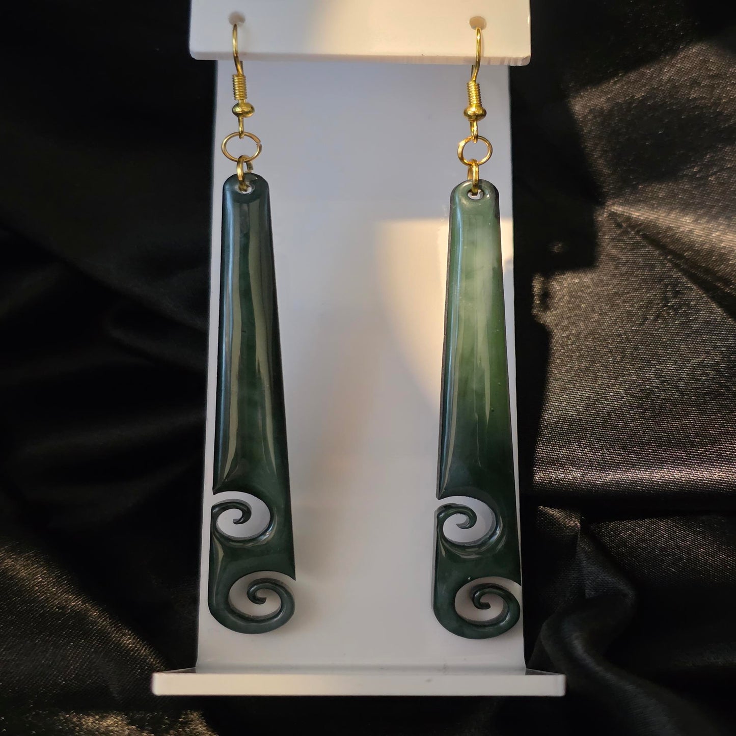 Pounamu inspired koru
