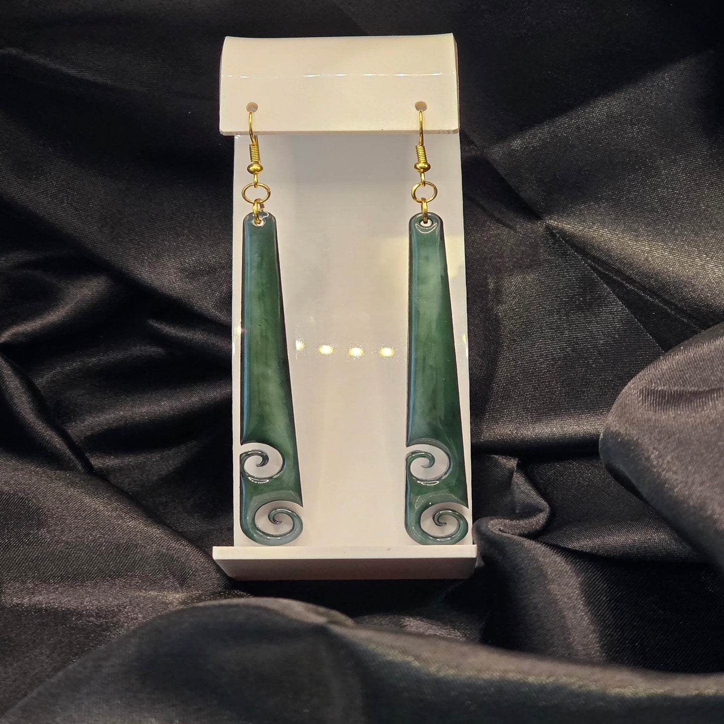 Pounamu inspired koru
