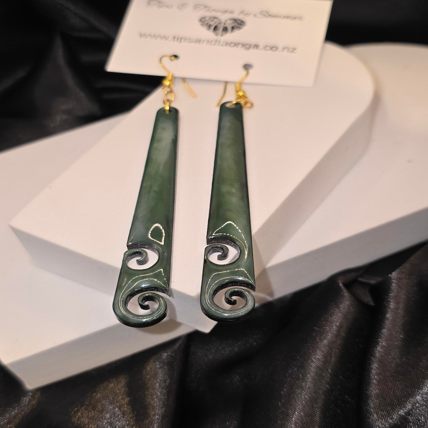 Pounamu inspired koru
