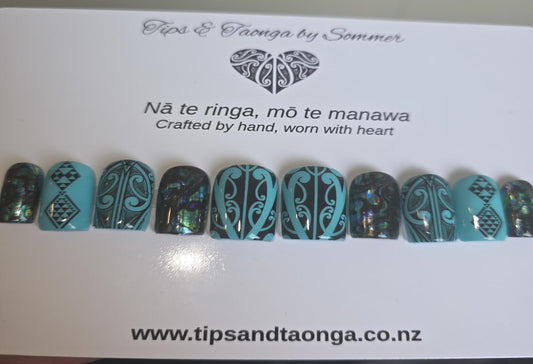 Full designed pāua māori mix