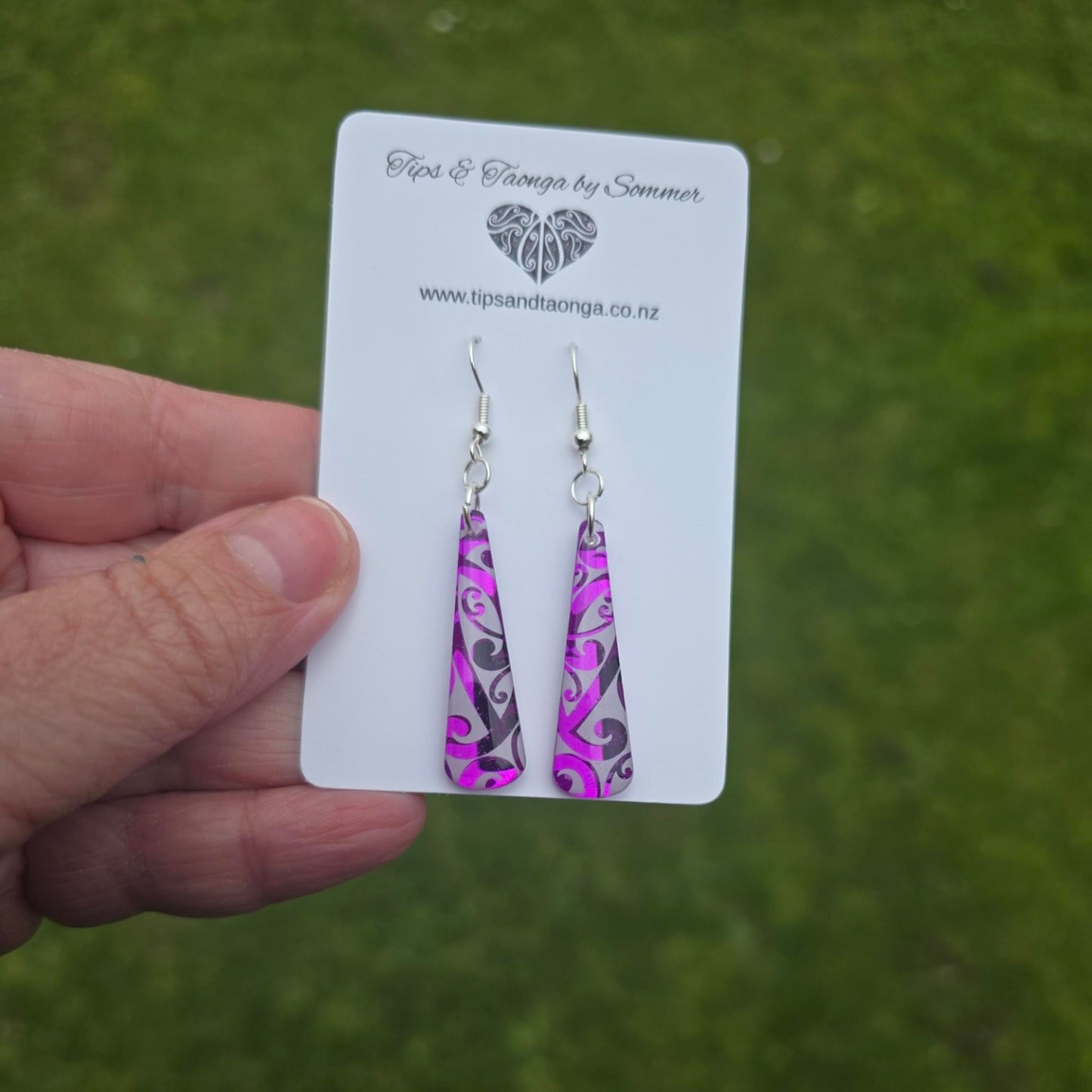 Waiporoporo | Short mirror teardrop